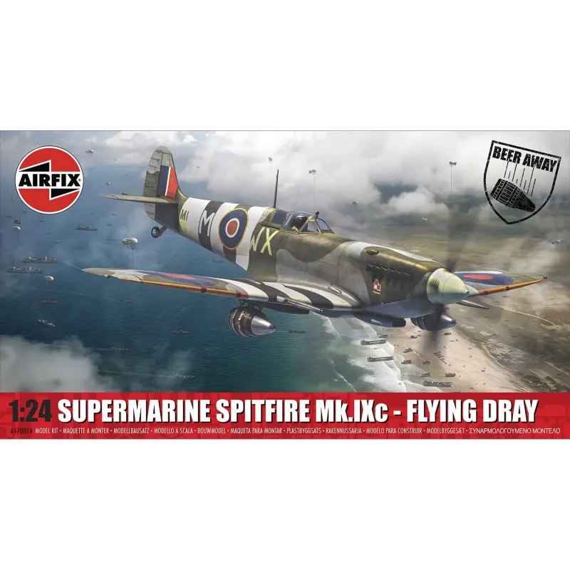 Airfix Classic Kit lietadlo A17001A - Supermarine Spitfire Mk.IXc - Létajúci Dray (1:24)