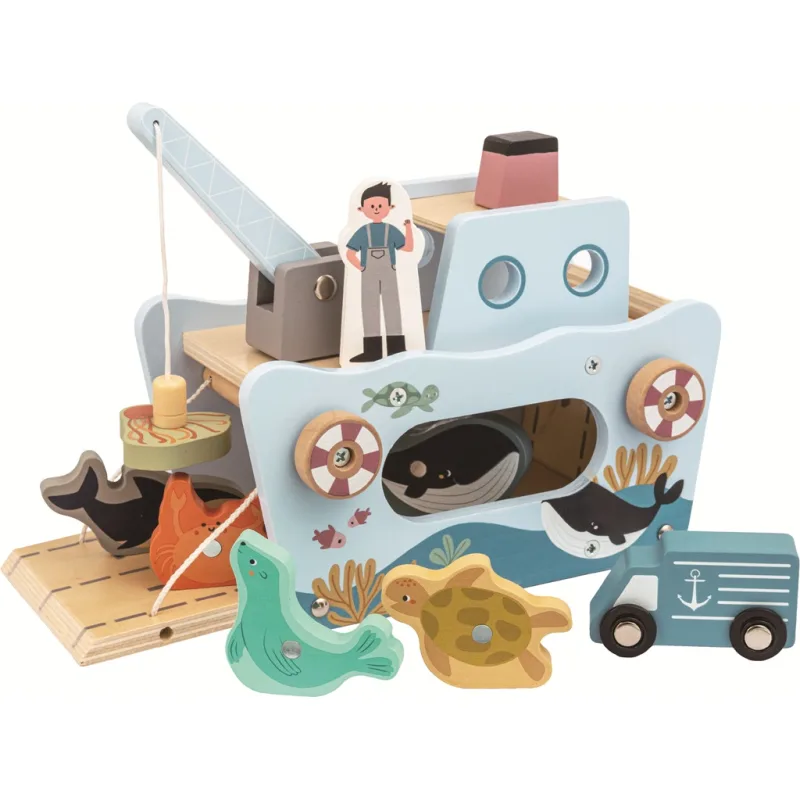 2Kids Toys 2Kids Toys Magnetická hračka Rybárska loď