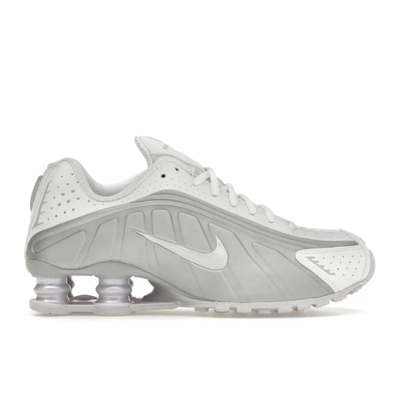 Nike Shox R4 White Metallic Platinum Barely Grape (Women's) - 38