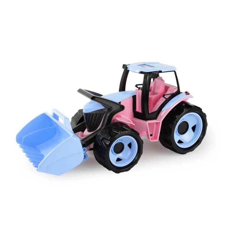 Lena Lena Traktor s lyžicu modro ružový