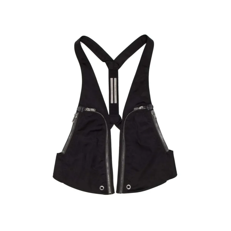 Rick Owens Bauhaus Vest Black - L
