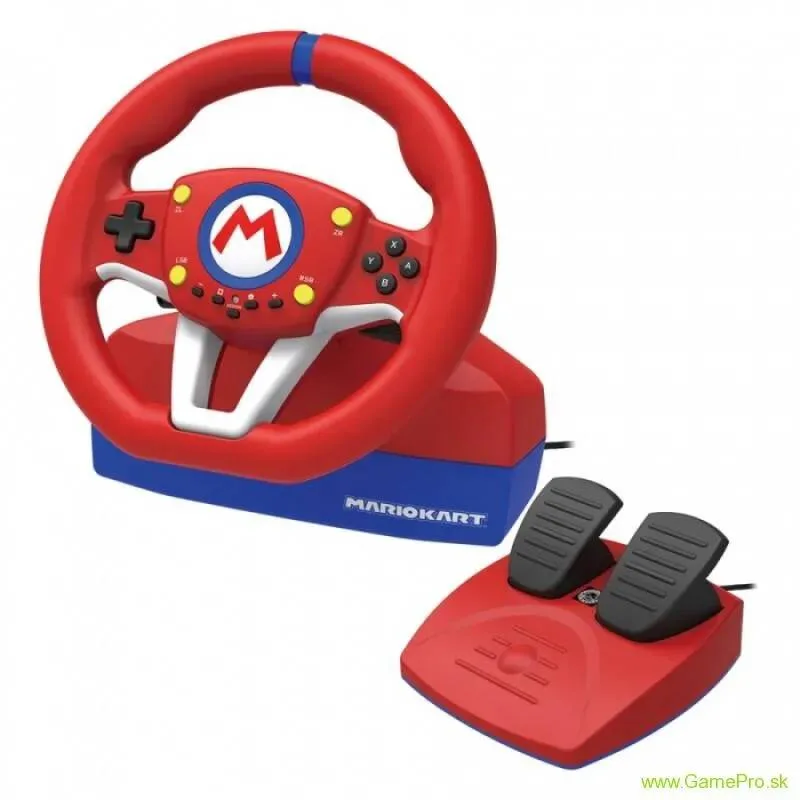 Hori Mario Kart Racing Wheel Pro MINI pro Nintendo Switch červený NSP286