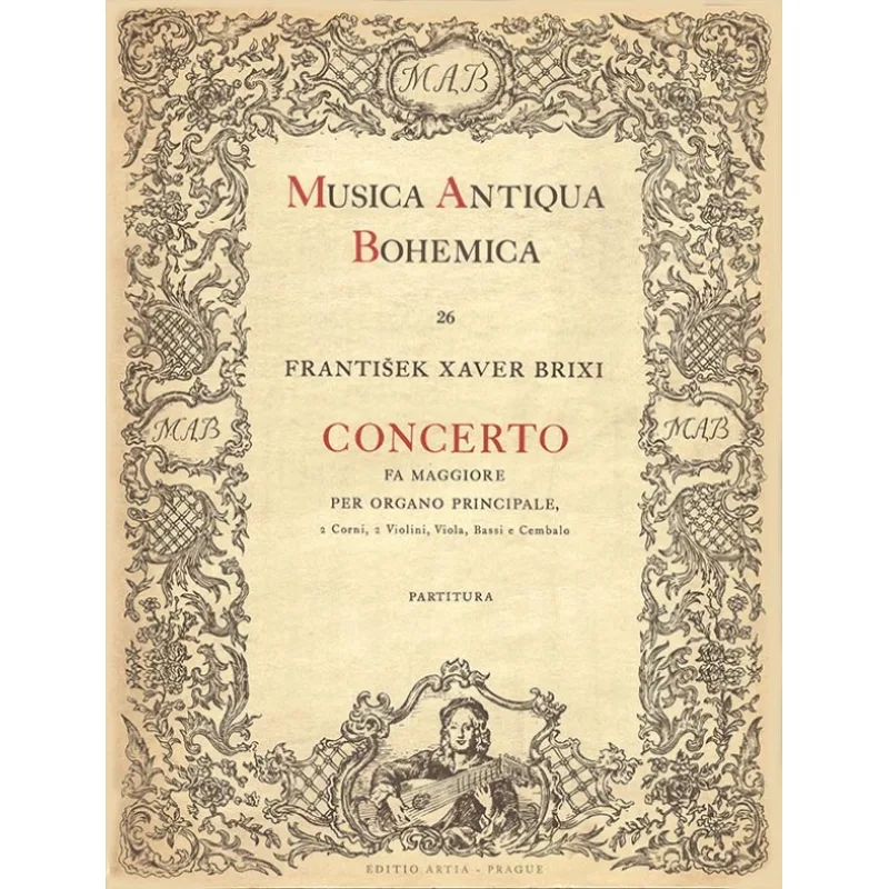 Bärenreiter Concerto Fa maggiore per organo principale