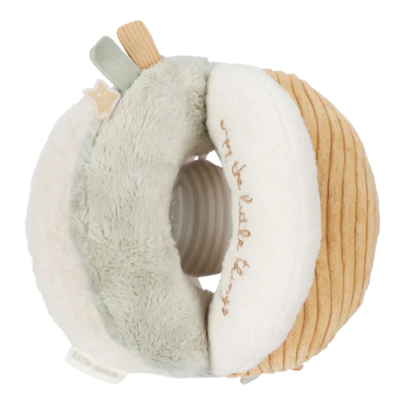 Little Dutch Loptička textilná Newborn Naturals
