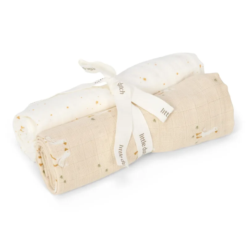 Little Dutch Plienky 70x70cm Husa Newborn Naturals