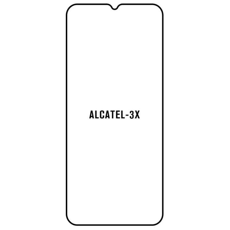 Sunshine Alcatel 3X 2019 Predná Hydrogél ochranná fólia Strih: Kompatibilná s krytom, Typ fólie: Proti modrému svetlu