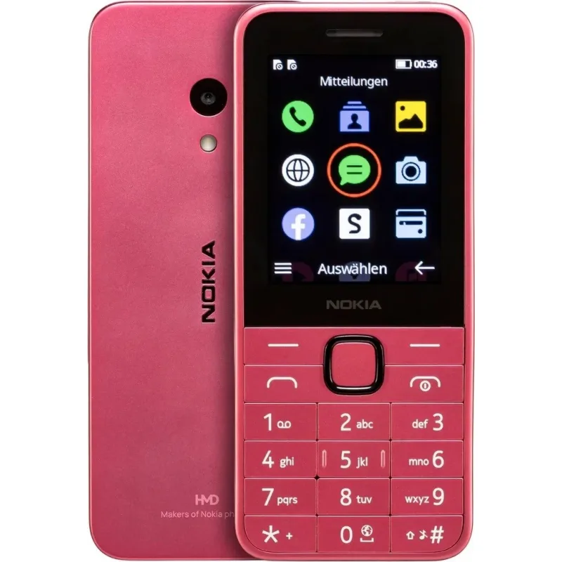 Nokia 225 Dual SIM, 4G, růžová (2024), (CZ, SK, HU)