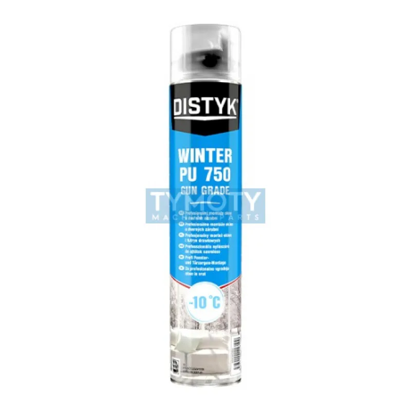 Distyk Pištoľová zimná pena PROFI PU 750 - 750 ml zelená, pištoľová dóza