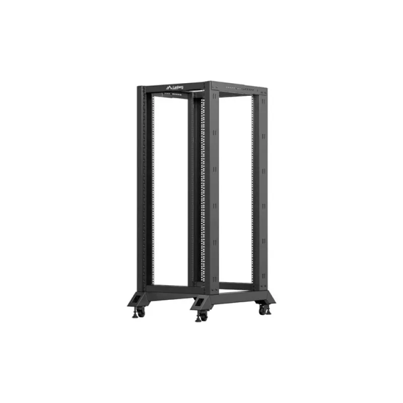 LANBERG OTEVŘENÝ RACK 27U 600X800 ČERNÝ V2 OR01-6827-B
