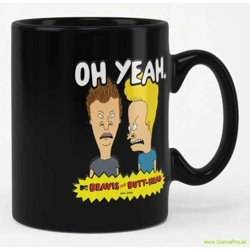 Beavis and Butt-Head hrnček Oh Yeah (Black)