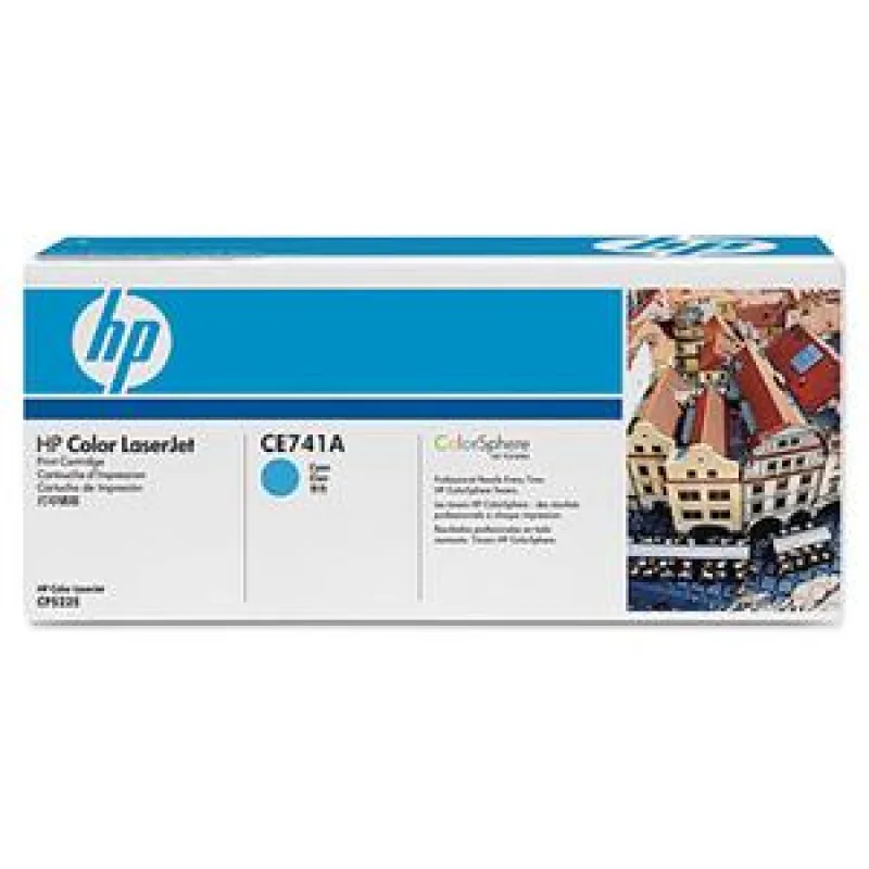 HP tisková kazeta azurová, CE741A CE741A