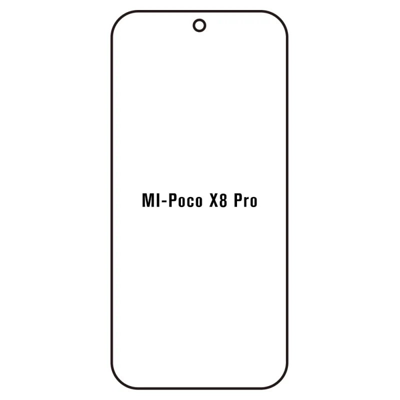 Sunshine Xiaomi Poco X8 Pro Predná Hydrogél ochranná fólia Strih: Predná 2, Typ fólie: Proti modrému svetlu
