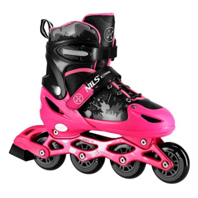 Kolečkové brusle NILS Extreme NA18137A Roxy růžové vel.M (35-38)