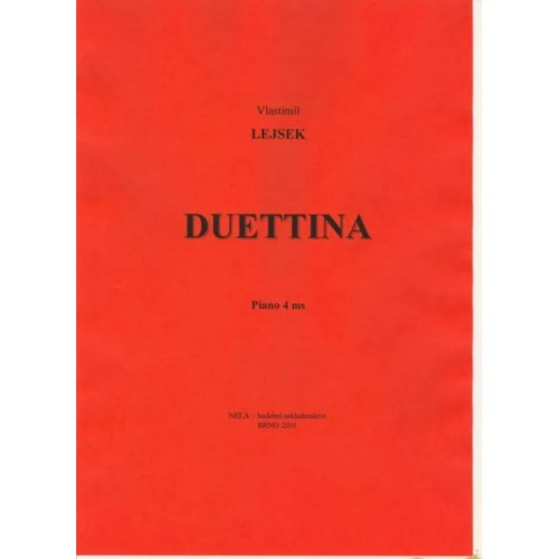 NELA Duettina pro čtyřruční klavír