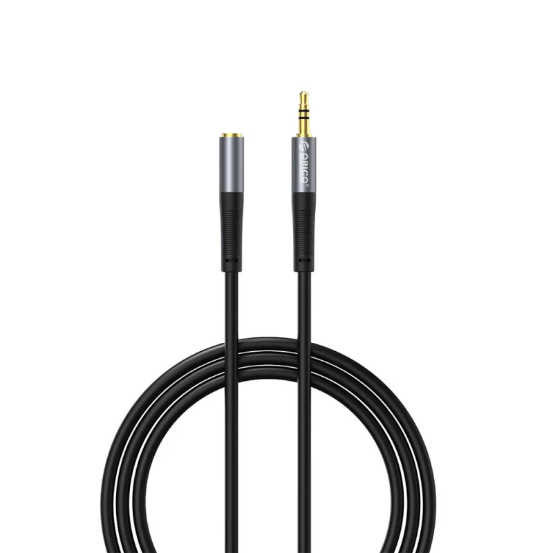 Orico AXF mini jack 3,5 mm audio kábel samec - samica 1,5 m - čierny