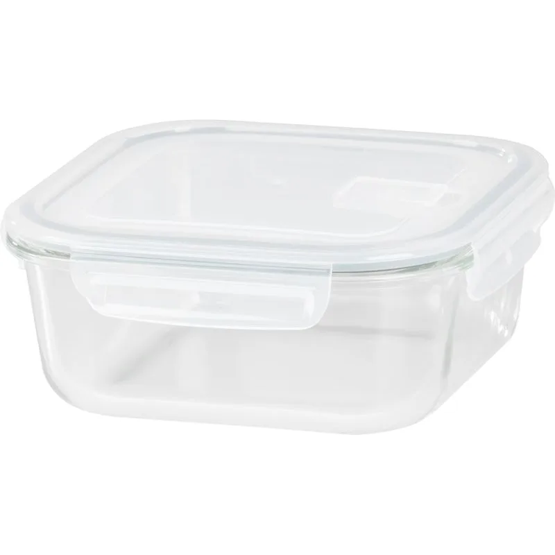 Dóza MagicHome, štvorcová, 1200 ml, s vekom, s ventilom na odvetrávanie