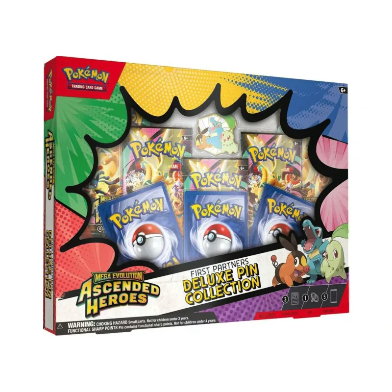 Pokémon Mega Evolution TCG - Ascended Heroes - Deluxe Pin Collection Box - OS