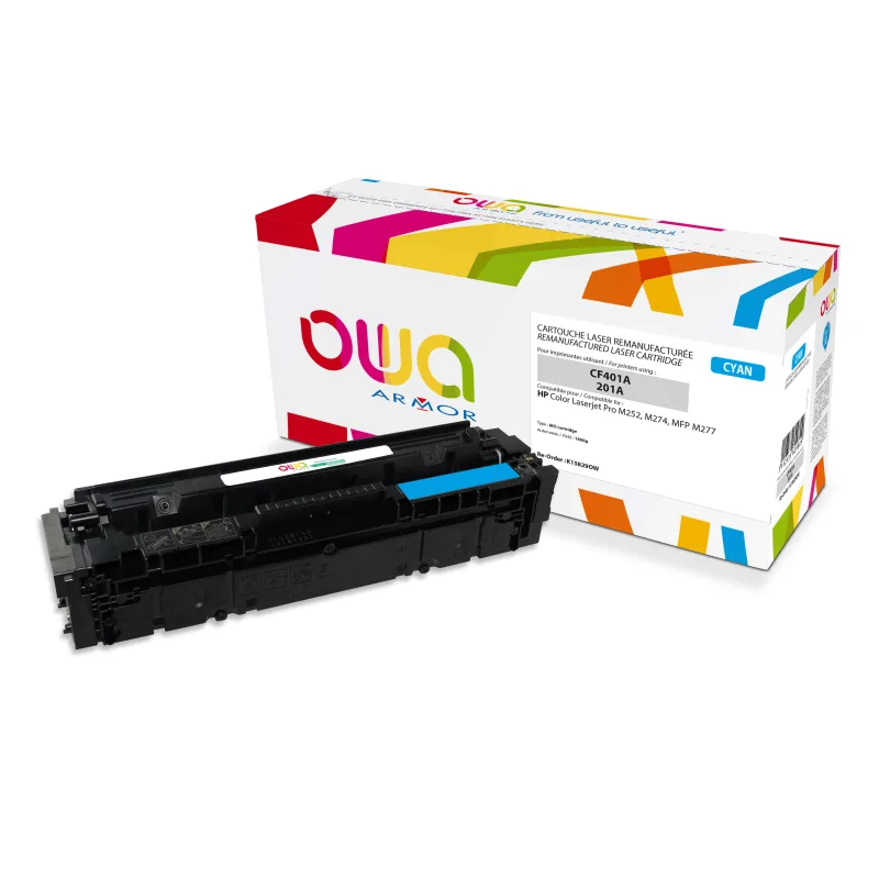 OWA Armor toner kompatibilní s HP CF401A, 1400st, modrá/cyan K15829OW