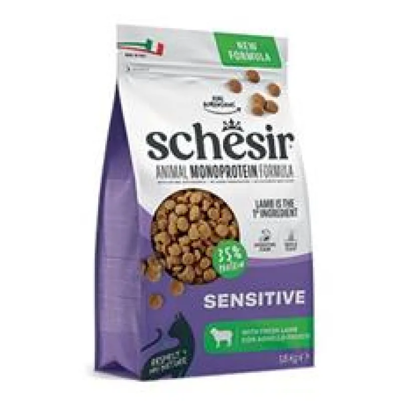 Schesir Cat Monoprotein Sensitive jehněčí 1,5kg