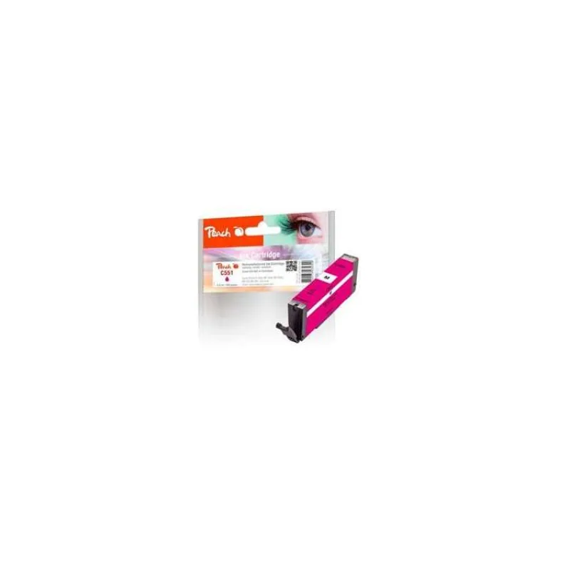 PEACH kompatibilní cartridge Canon CLI-551M, magenta, 8,5 ml (319438)