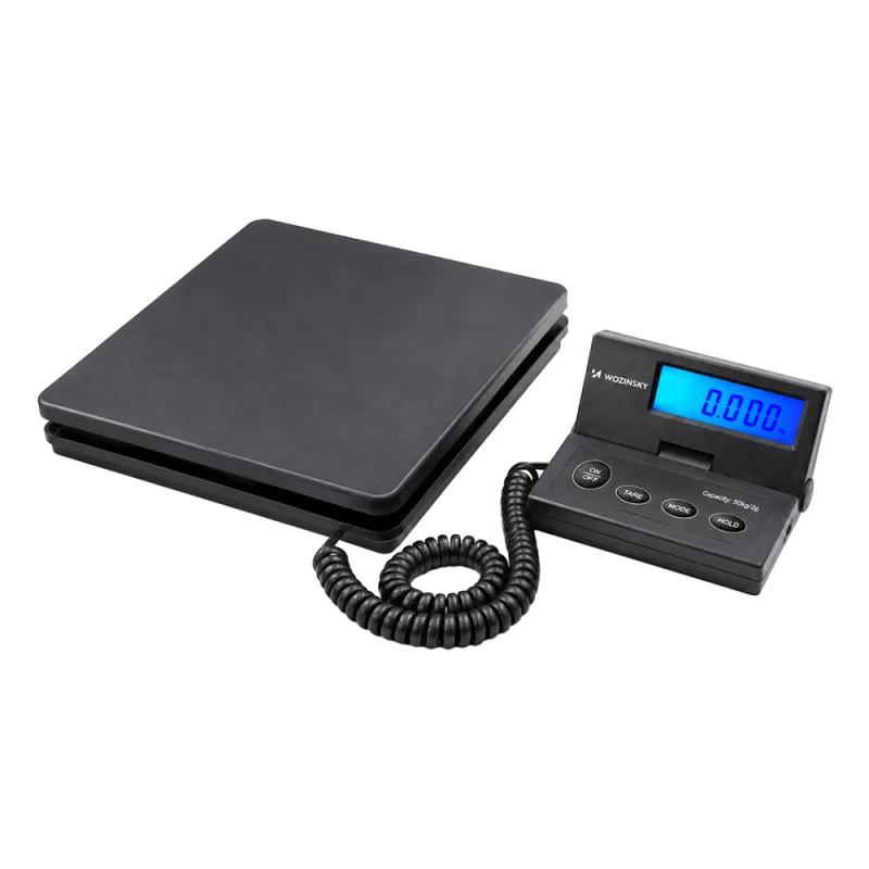 Wozinsky WPP-50 50 kg/2 g nákladná poštová váha - čierna