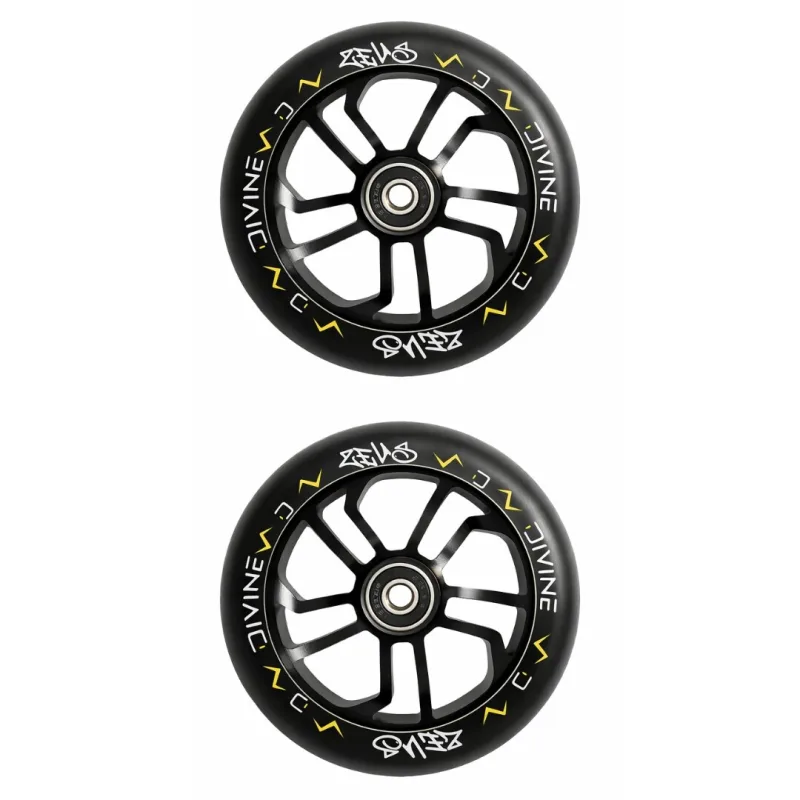Balení 1+1 Kolečka Divine Zeus 120mm černé 2ks