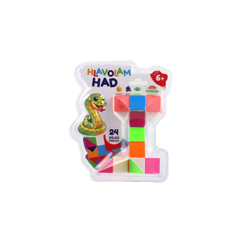 Teddies Hlavolam mal 24 dielikov v blistri 15,5x19cm