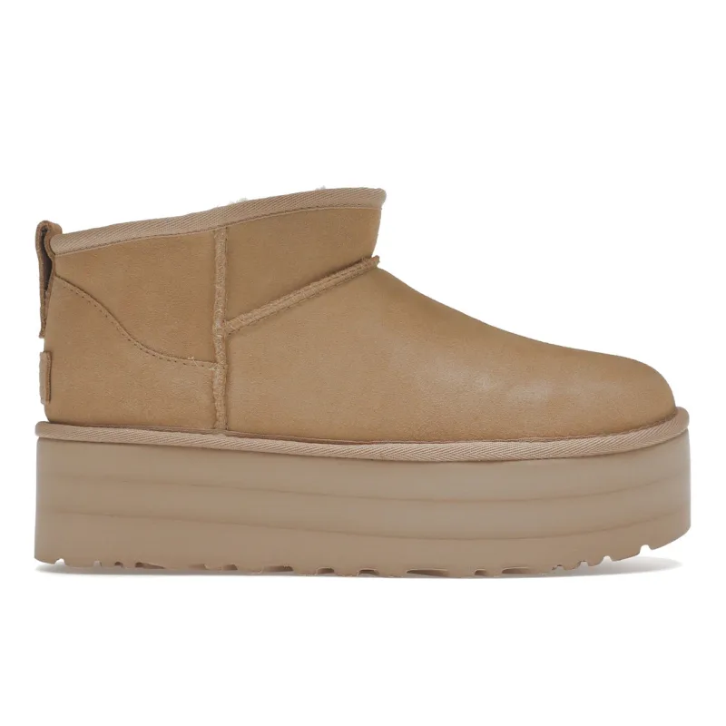 UGG Classic Ultra Mini Platform Boot Driftwood (Women's) - 41