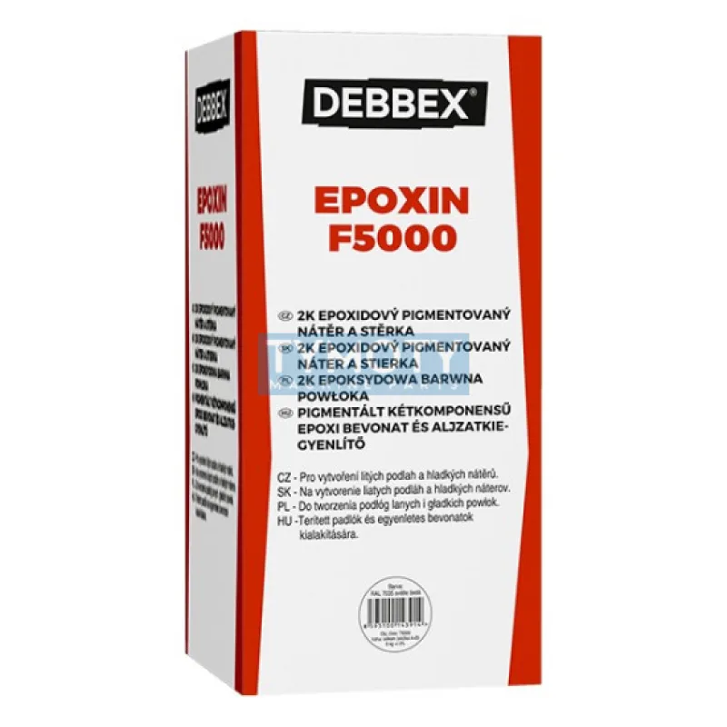 Debbex EPOXIN F5000 - 6 kg slonová kosť svetlá RAL 1015, sada plechoviek