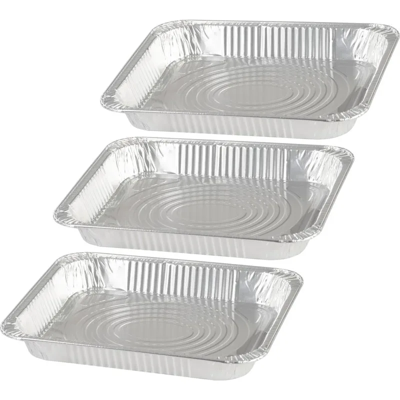 Miska MagicHome, 32,7x26,9x4 cm, grilovacia, 3 ks, Alu