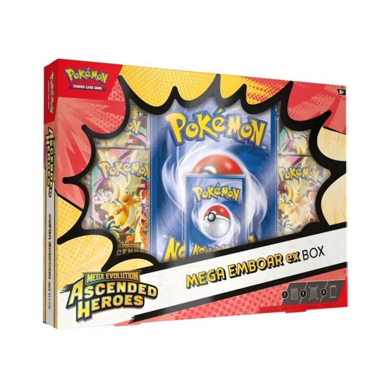 2026 Pokemon Mega Evolution Ascended Heroes Mega Emboar ex Box - OS