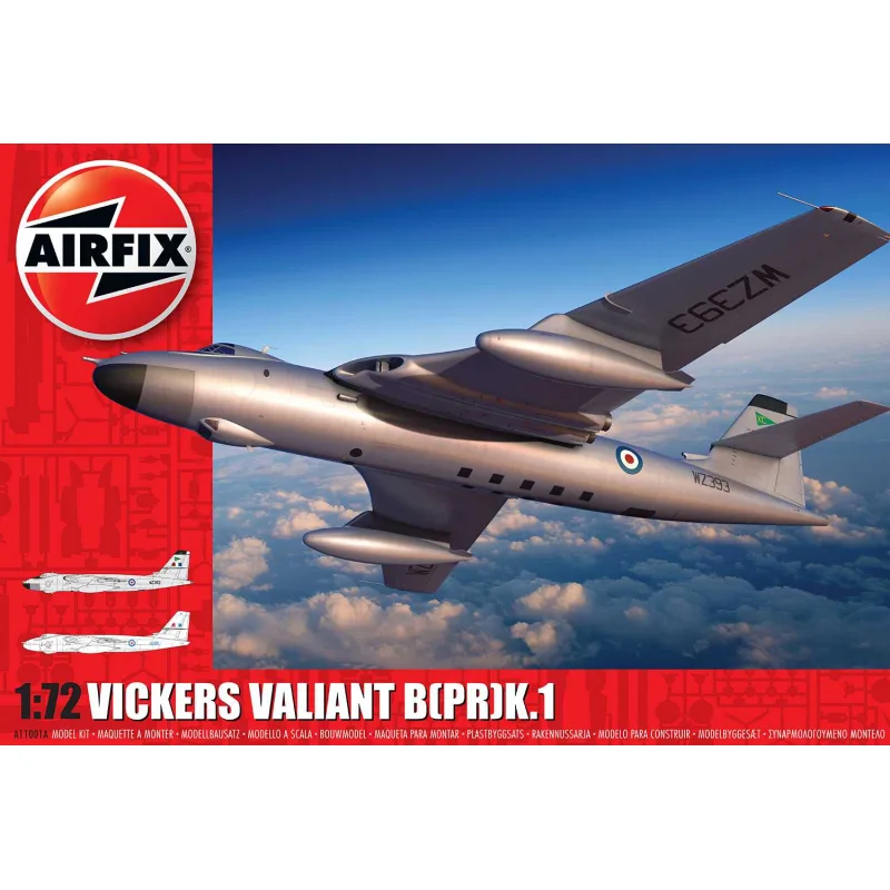 Airfix Classic Kit lietadlo A11001A - Vickers Valiant (1:72)