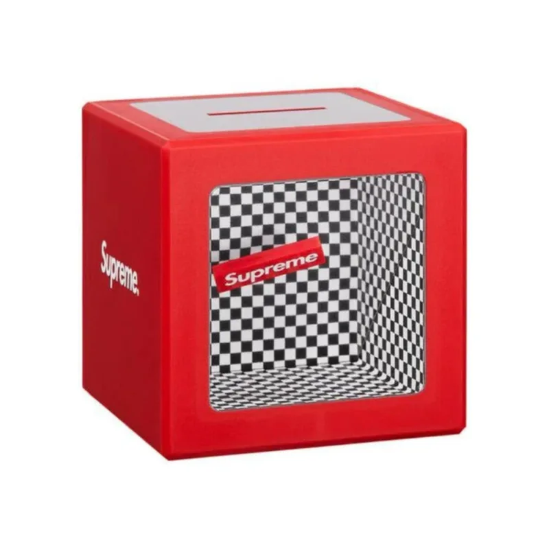 Supreme Illusion Cube Coin Bank Red - OS