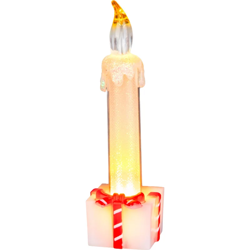 Sviečka MagicHome Vianoce, 1xLED teplá biela, 3xLR44, 4,8x4,8x16 cm