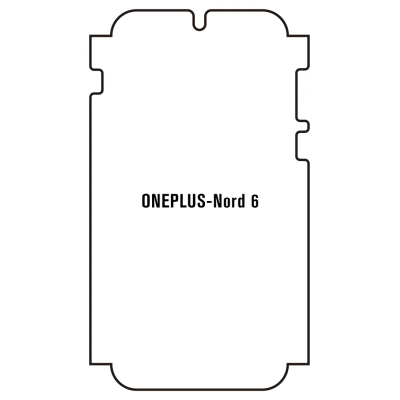 Sunshine OnePlus Nord 6 Predná Hydrogél ochranná fólia Strih: Predná časť a rám, Typ fólie: Číra