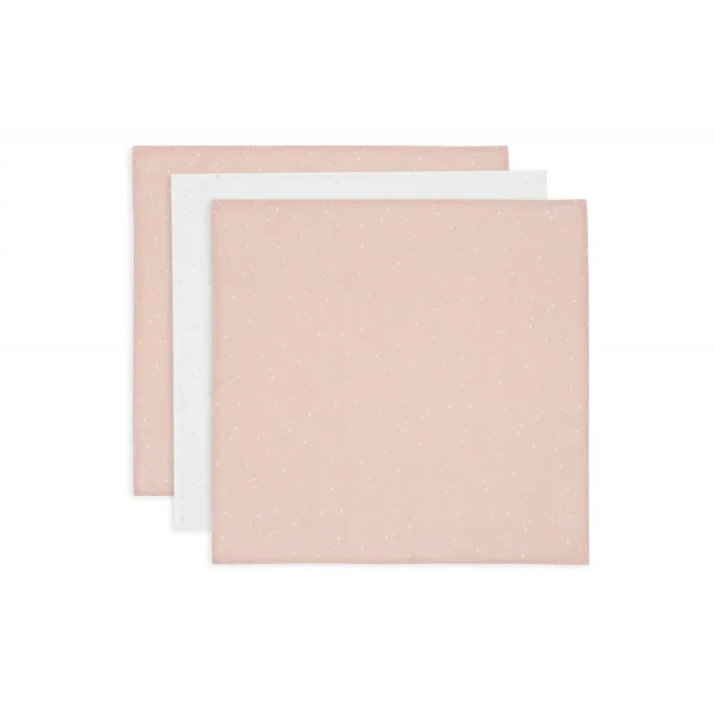 Jollein Plienky 3 ks 70x70 cm Twinkling Wild Rose