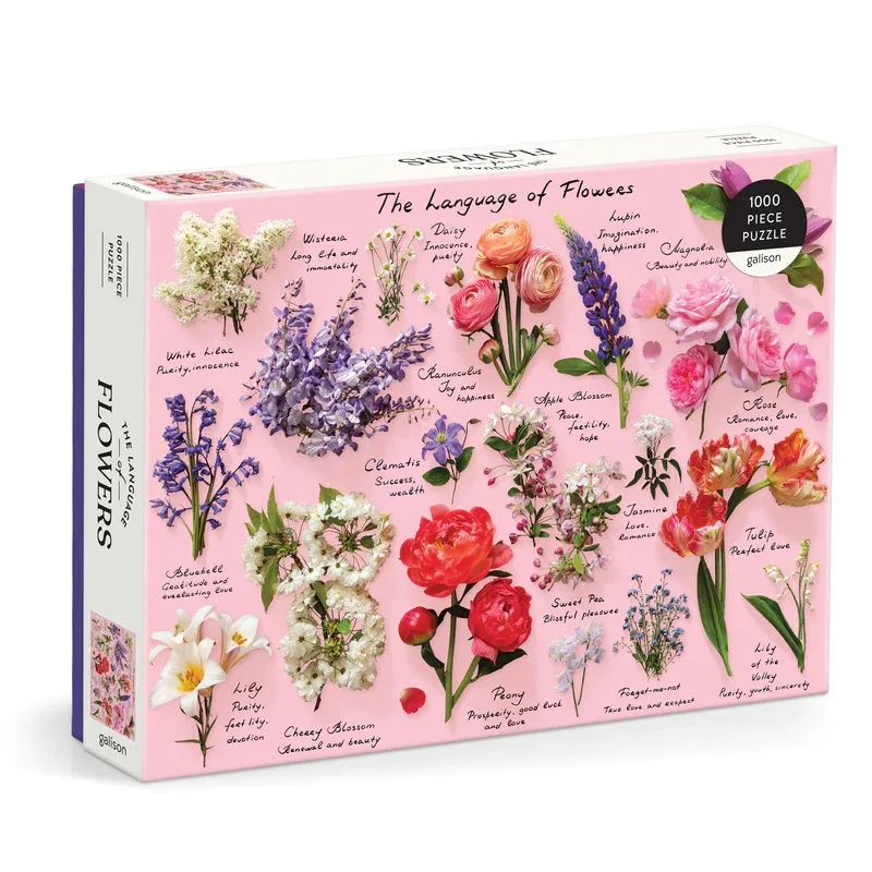Galison Galison Puzzle The language of flowers 1000 dielikov
