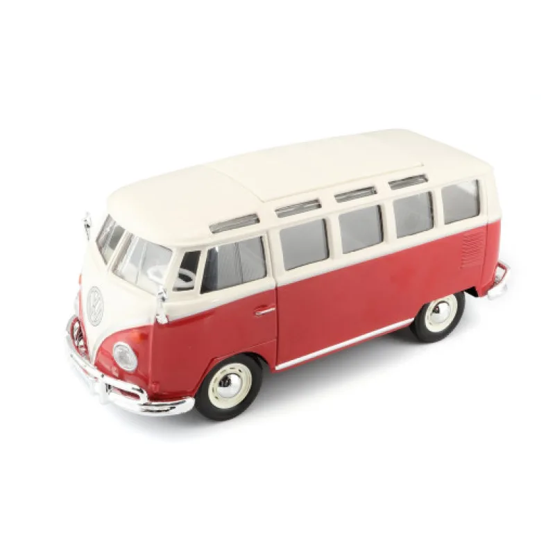 Maisto Volkswagen Van Samba, Červený 1:25