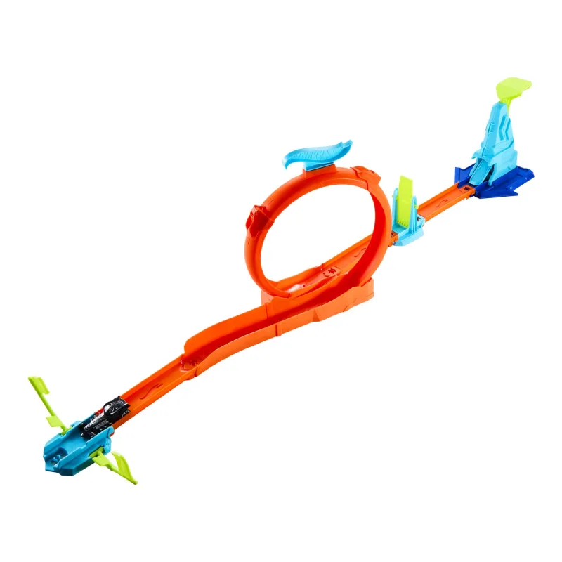 Mattel Hot Wheels STUNT TRACKS DRÁHA S KASKADÉRSKYMI PRVKAMI ASST