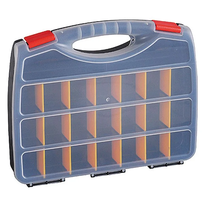 Kufríkový organizér HL30122, 21 priečok, max. 12,5 kg, 38×31,5×6 cm