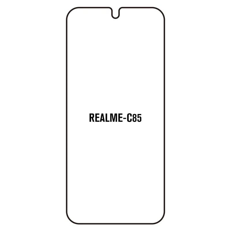 Sunshine Realme C85 5G Predná Hydrogél ochranná fólia Strih: Kompatibilná s krytom 2, Typ fólie: Anti-Spy (Privacy)