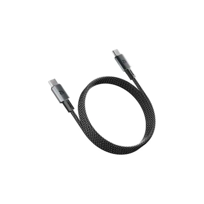Adam Elements kábel CASA MS100 Magnetic USB-C na USB-C 60W 1m - Black (ACBADMS100BK)
