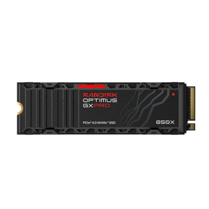 SANDISK SSD OPTIMUS GX PRO 850X NVMe 1TB PCIe, Gen4, (R:7300, W:6300MB/s), chladič (SDSP81100TAH-000E0)