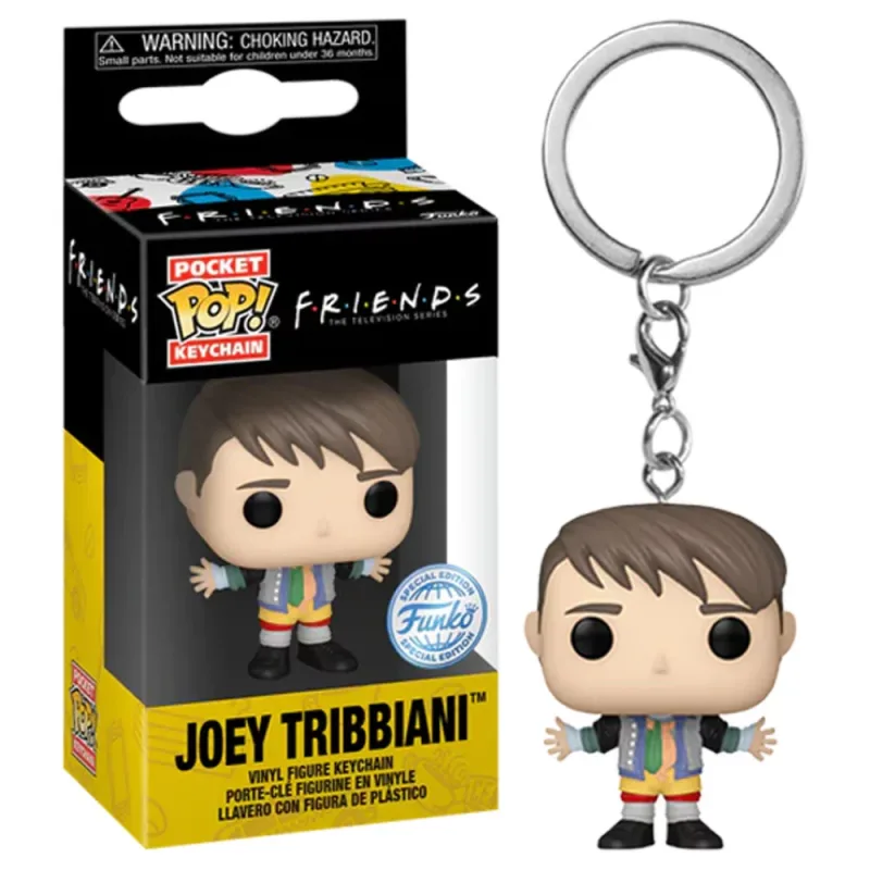 Prívesok na kľúče Funko POP Keychain Friends S4 8Joey in Chandler's Clothes