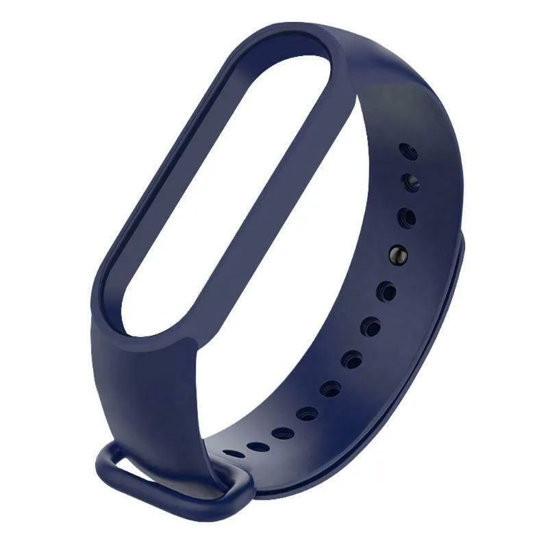 Náramek tmavě modrý pro Xiaomi Mi Band 5, Mi Band 6 a Amazfit Band 5 ESES 1530001713