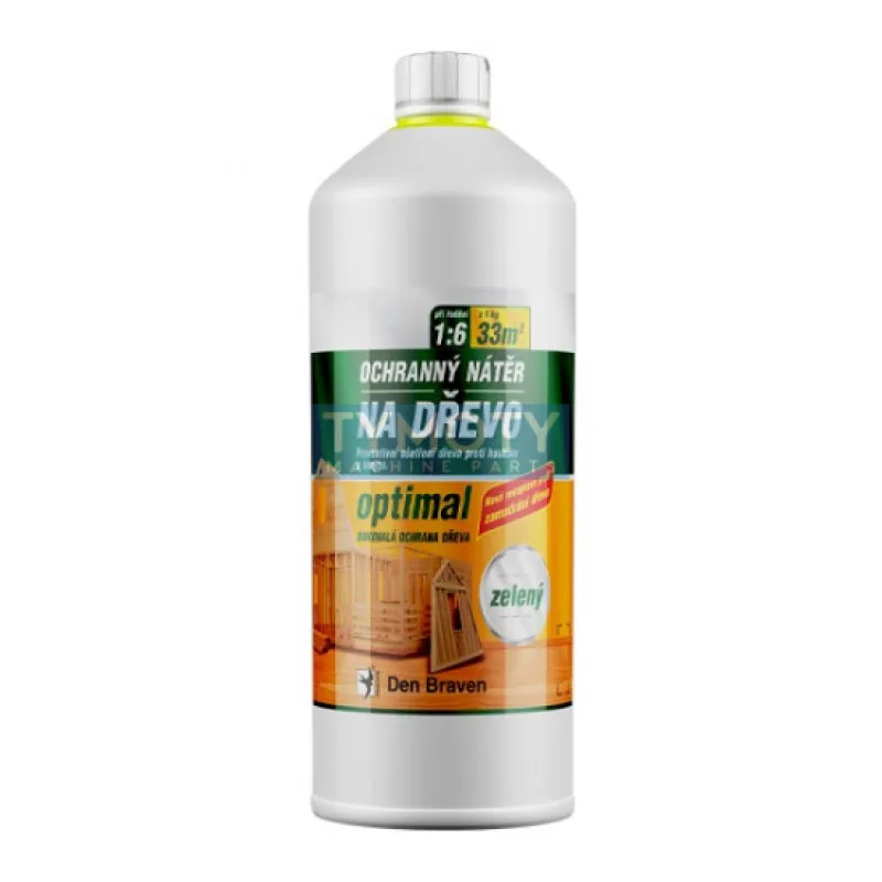 Debbex Ochranný náter na drevo OPTIMAL - 1 kg hnedá, fľaša