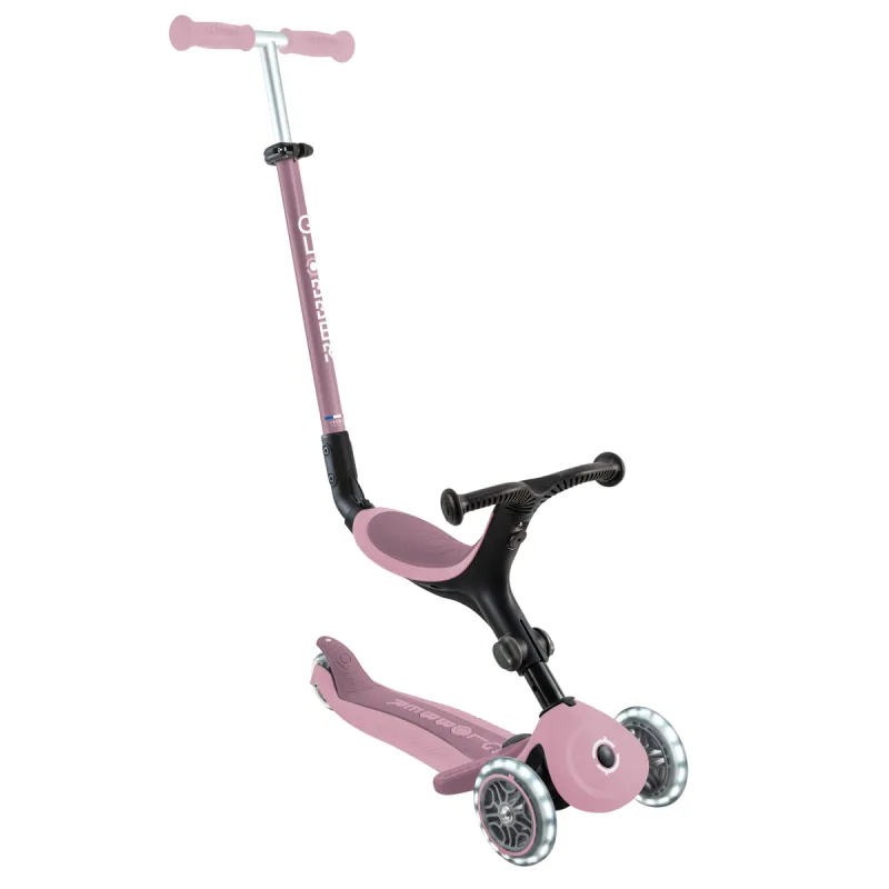 GLOBBER Kolobežka GO UP ACTIVE LIGHTS ECOLOGIC 3v1, berry