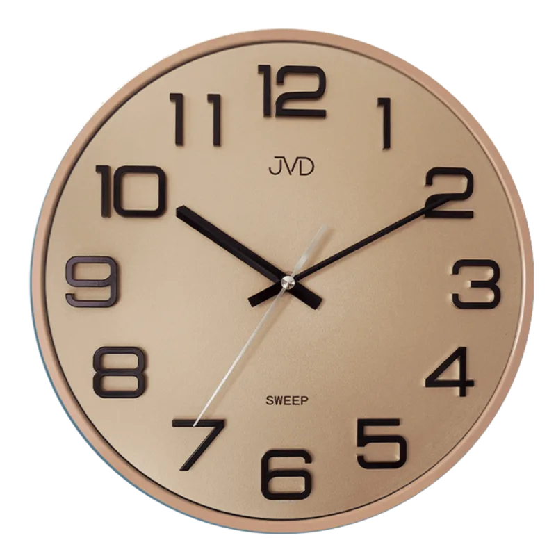 JVD Netikající tiché hodiny rose gold JVD HX2472.8