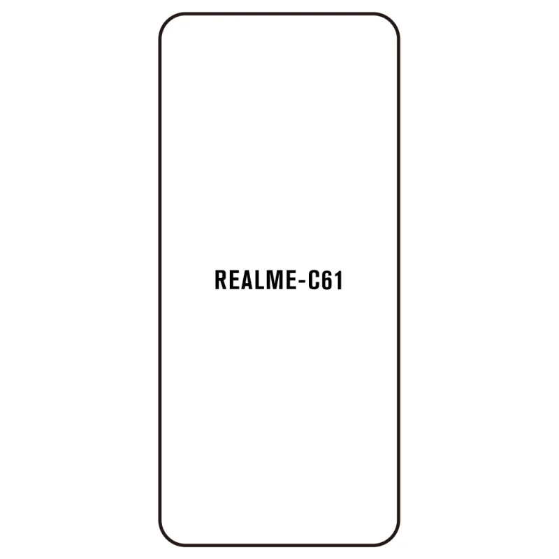 Sunshine Realme C61 Predná Hydrogél ochranná fólia Strih: Predná 1, Typ fólie: Anti-Spy (Privacy)