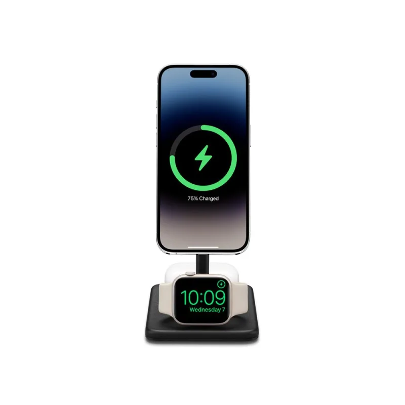 TwelveSouth HiRise 3 Deluxe 3-in-1 Magsafe Charging Stand - Black